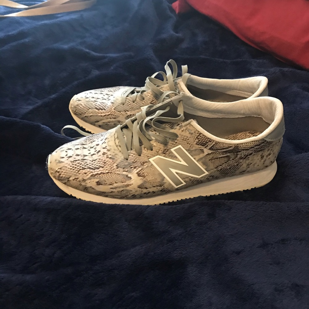 New balance snake print